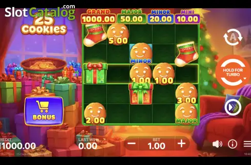 25 Cookies: Hit the Bonus start screen